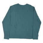 WRANGLER Mens Blue Long Sleeve Crew Neck T-Shirt XL Cotton Blend Classic Comfort