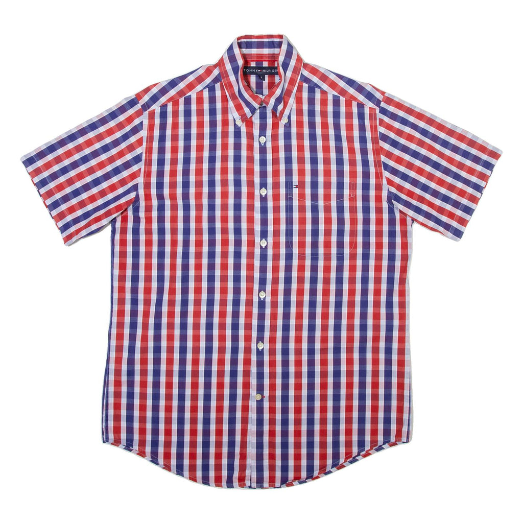 TOMMY HILFIGER Mens Shirt Red Striped S