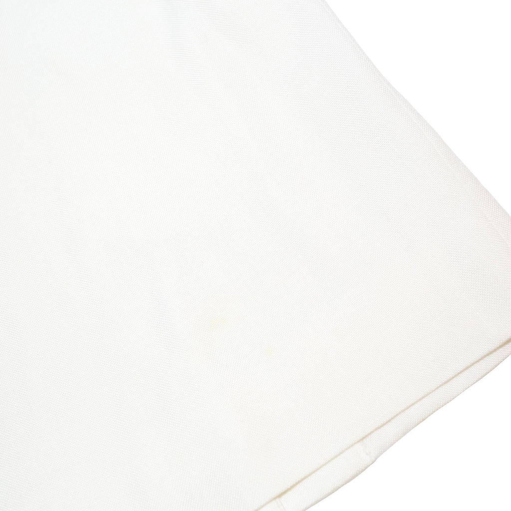 LOUIS FERAUD Womens White Pencil Knee Length Woven Skirt UK 16 Classic Style Zip