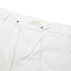 NATURAL REFLECTIONS Womens White Cotton Blend Casual Mini Skirt Drawstring Zip
