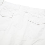 NATURAL REFLECTIONS Womens White Cotton Blend Casual Mini Skirt Drawstring Zip