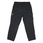 DICKIES Mens Jeans Black Regular Straight Denim W32 L26 Cargo Workwear