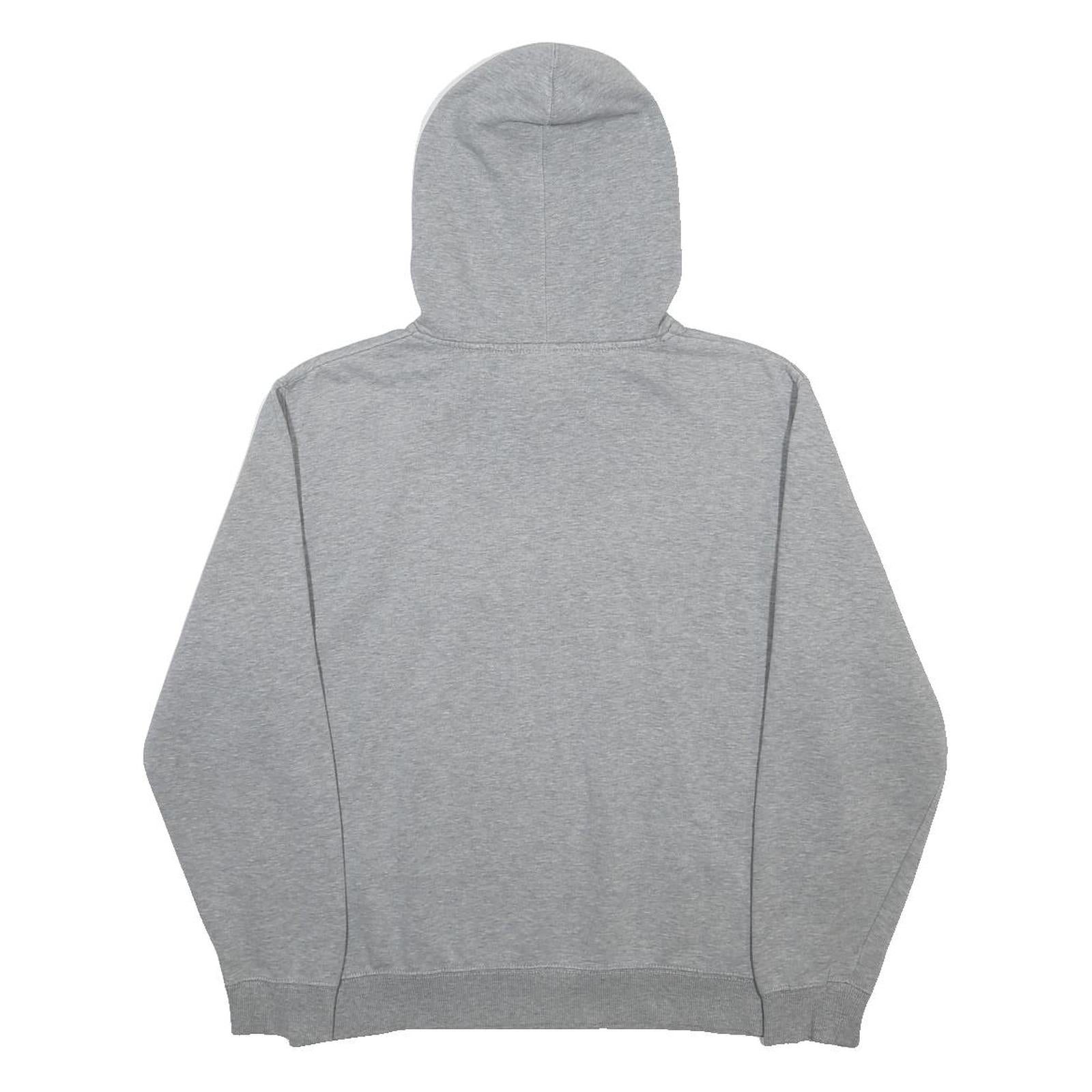 FILA Mens Grey Pullover Hoodie M Cotton Blend Casual Sportswear