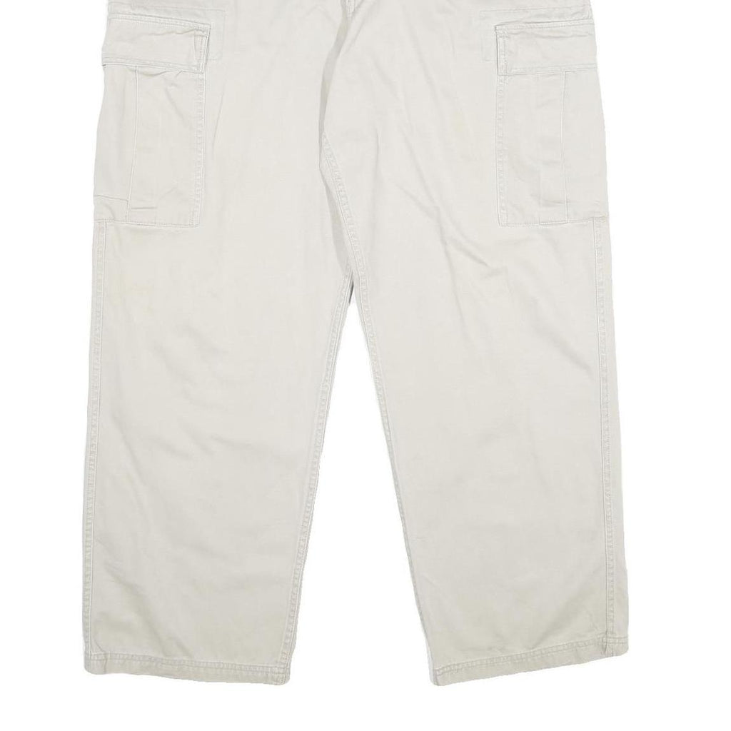 CHAPS Mens Cotton Beige Regular Fit Cargo Trousers W38 L30 Casual Utility