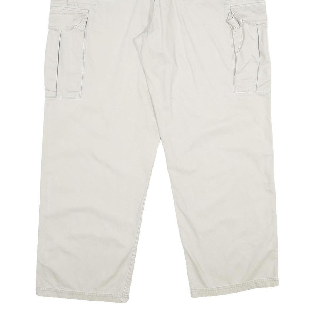 CHAPS Mens Cotton Beige Regular Fit Cargo Trousers W38 L30 Casual Utility