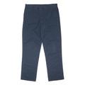 DICKIES Mens Cotton Blend Navy Regular Fit Straight Trousers W37 L32 Workwear