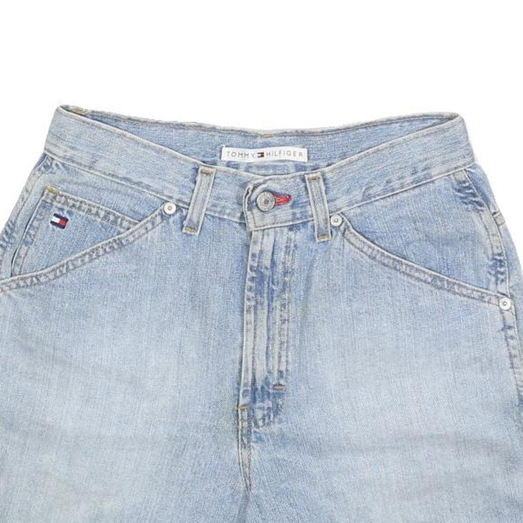 TOMMY HILFIGER Womens Denim Blue Casual Shorts S W27 Classic Fit