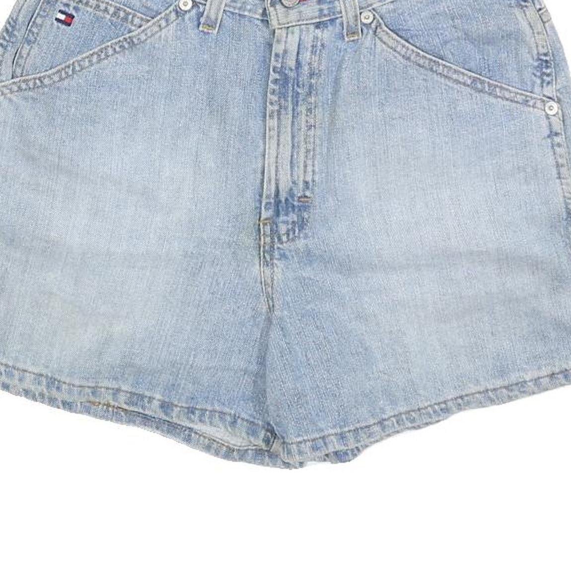 TOMMY HILFIGER Womens Denim Blue Casual Shorts S W27 Classic Fit
