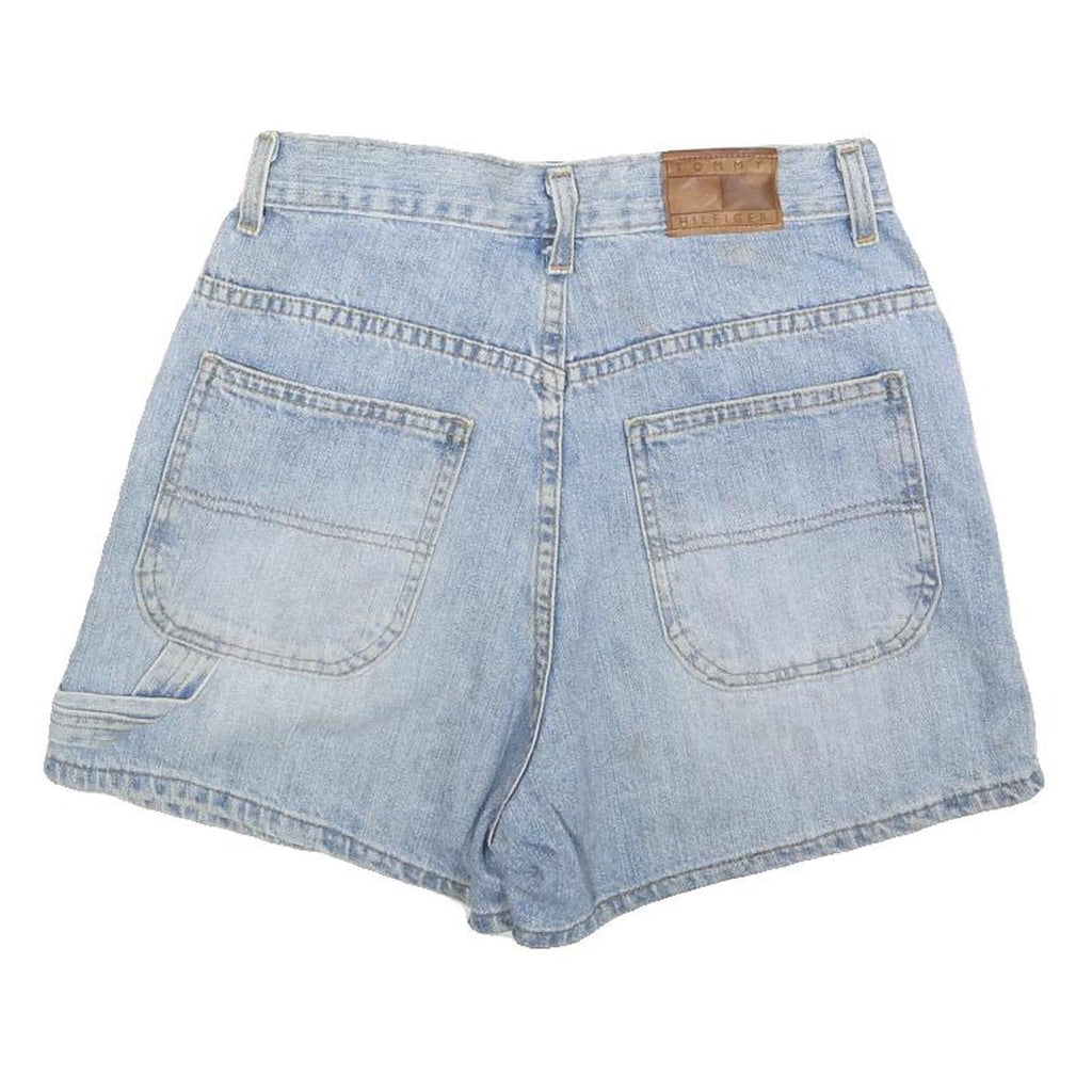 TOMMY HILFIGER Womens Denim Blue Casual Shorts S W27 Classic Fit