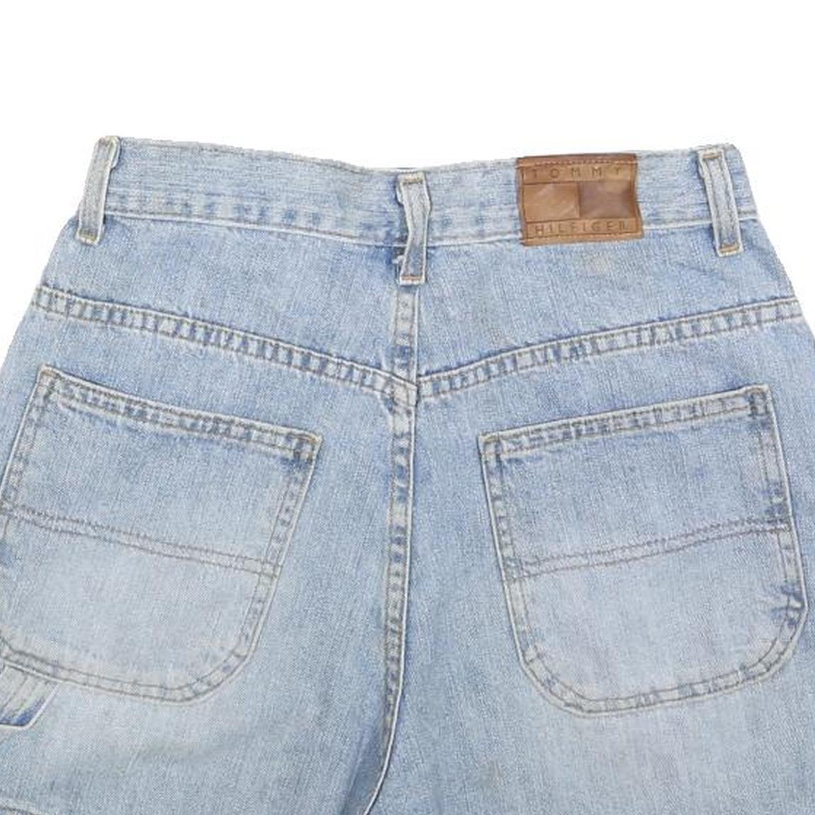 TOMMY HILFIGER Womens Denim Blue Casual Shorts S W27 Classic Fit