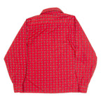 Mens Shirt Red 90s Spotted Long Sleeve M