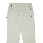 DACHSTEIN Womens Relaxed Beige Polyester Blend Zip Trousers W35 L32 Outdoor