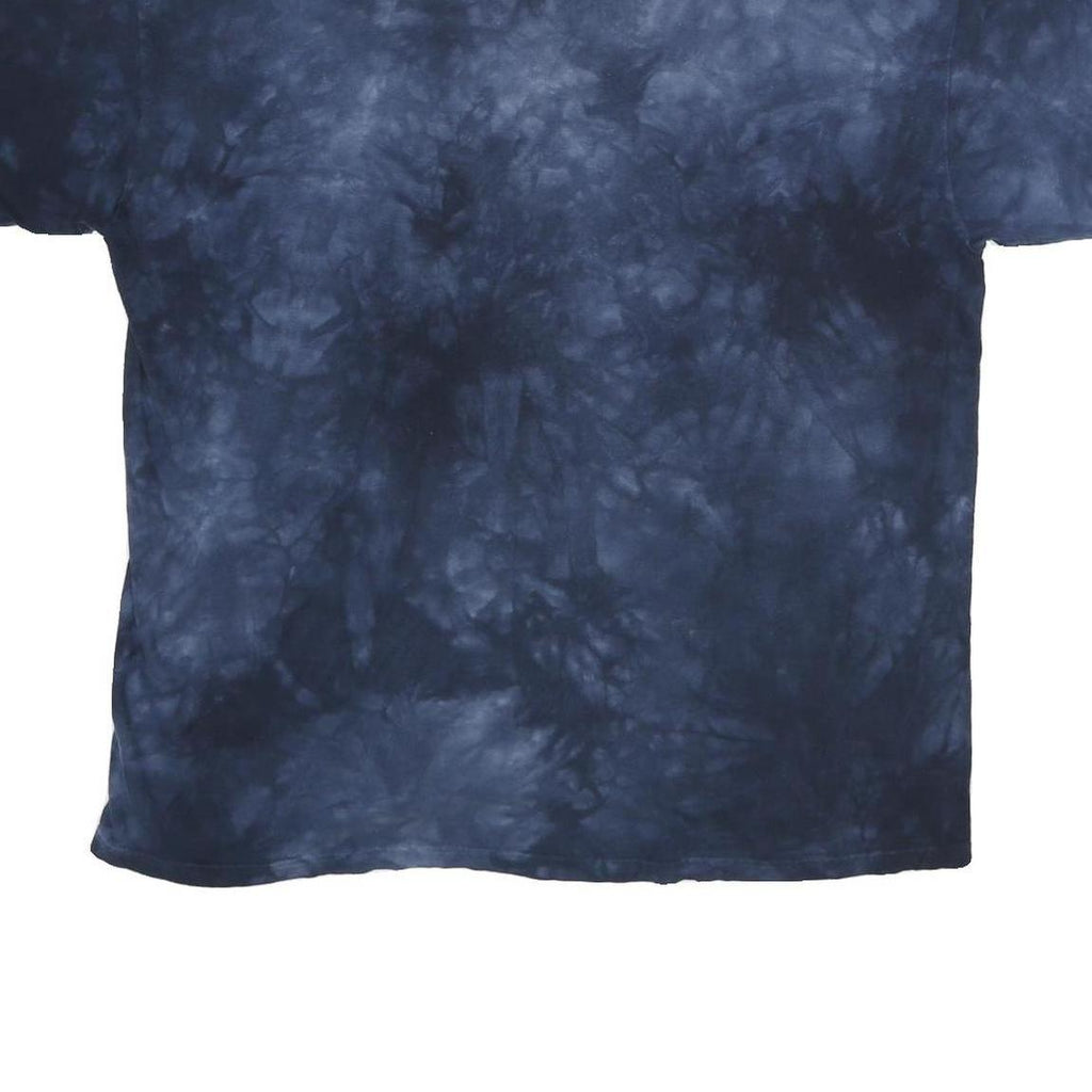 THE MOUNTAIN Mens Blue Graphic T-Shirt XL Short Sleeve Crew Neck Cotton