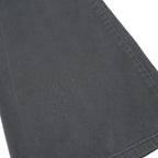 DICKIES Womens Black Slim Straight Trousers W32 L26 Cotton Blend Zip Casual