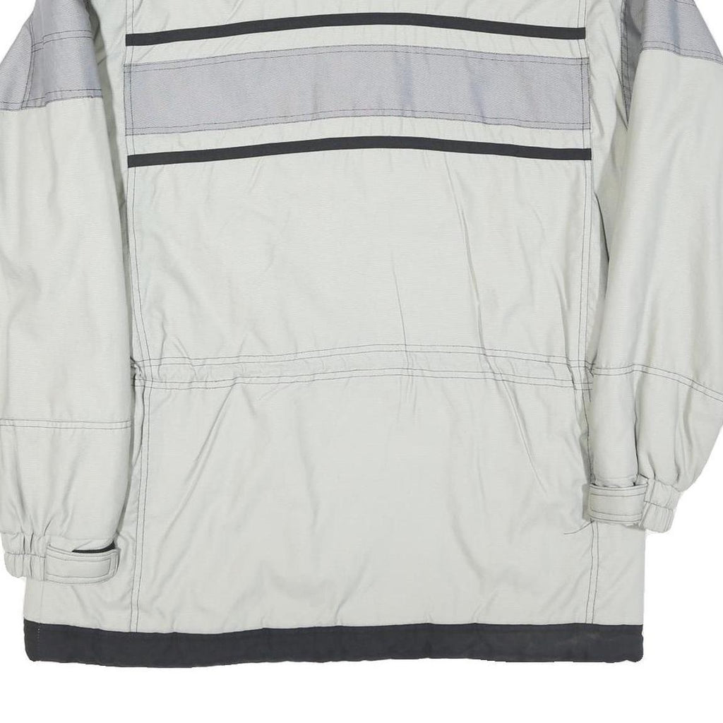 SPRINT Mens Grey & Light Grey Colourblock Outdoor Jacket L Polyester Blend Woven