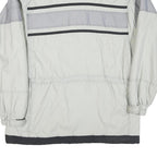 SPRINT Mens Grey & Light Grey Colourblock Outdoor Jacket L Polyester Blend Woven