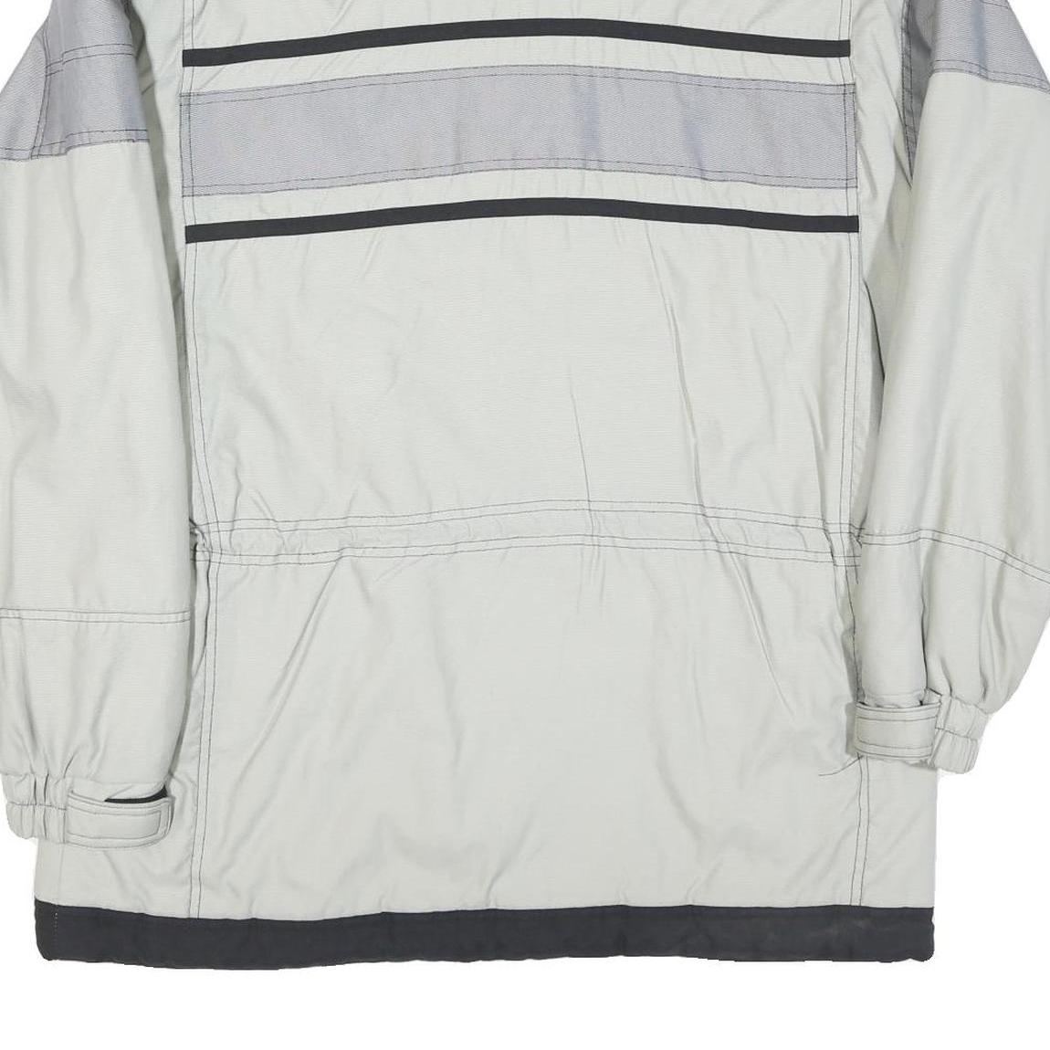 SPRINT Mens Grey & Light Grey Colourblock Outdoor Jacket L Polyester Blend Woven