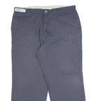 DICKIES Workwear Mens Trousers Grey Regular Straight W40 L30