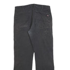 DICKIES Mens Regular Fit Jeans Black Denim W34 L32 Workwear Zip Closure