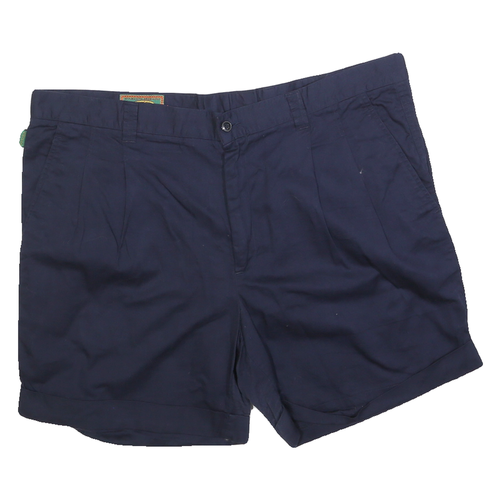 EUROPEAN PROJECT Mens Shorts Navy Blue Casual XL W40 Cotton Blend Comfortable