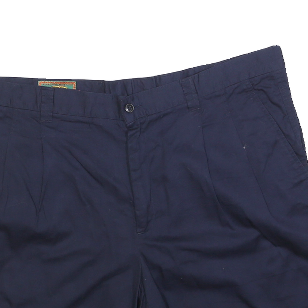 EUROPEAN PROJECT Mens Shorts Navy Blue Casual XL W40 Cotton Blend Comfortable