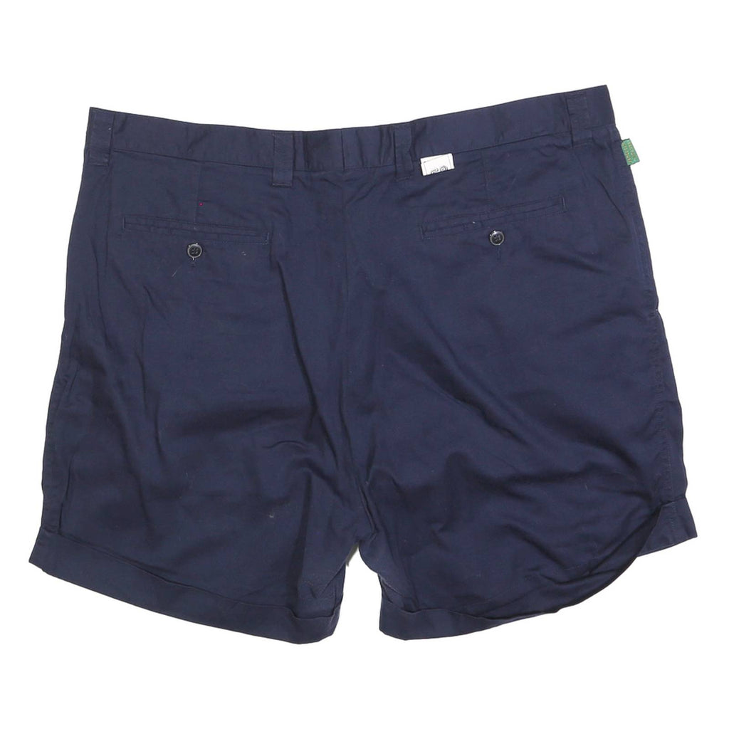 EUROPEAN PROJECT Mens Shorts Navy Blue Casual XL W40 Cotton Blend Comfortable