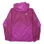 THE NORTH FACE Womens Purple Zip Jacket L Polyester Blend Outdoor Rainwear
