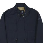 AMERIGO VESPUCCI Mens Navy Blue Outdoor Jacket XL Polyester Blend Zip