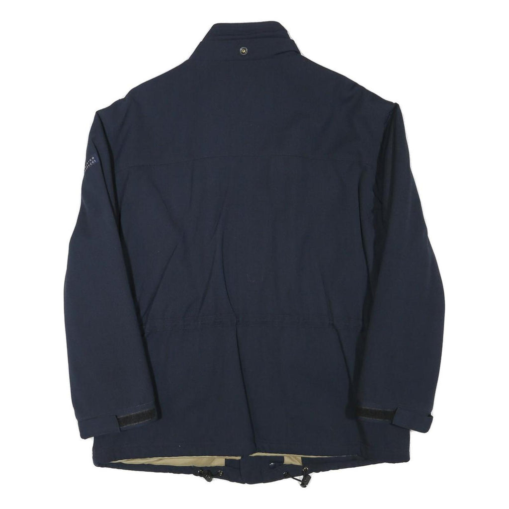 AMERIGO VESPUCCI Mens Navy Blue Outdoor Jacket XL Polyester Blend Zip