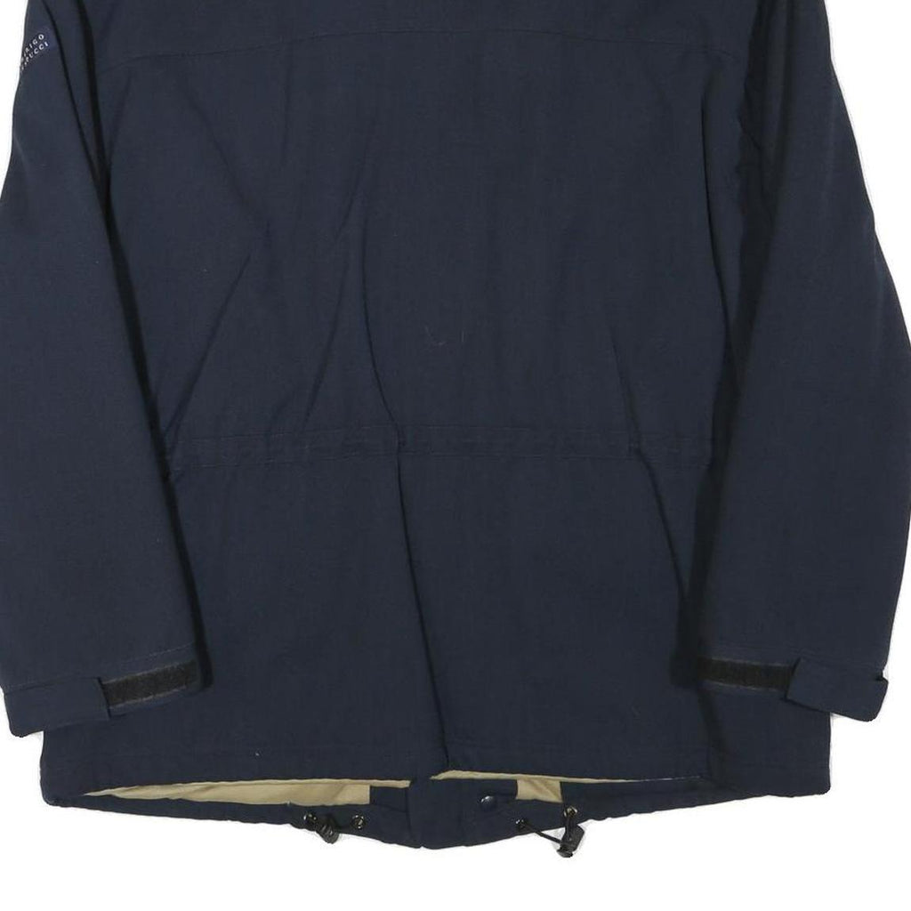 AMERIGO VESPUCCI Mens Navy Blue Outdoor Jacket XL Polyester Blend Zip