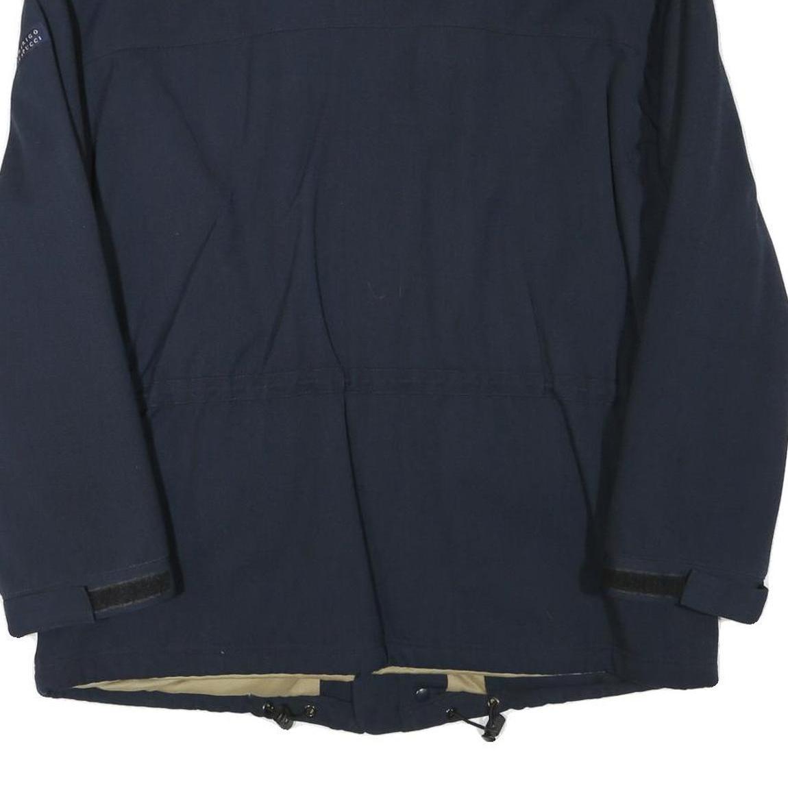 AMERIGO VESPUCCI Mens Navy Blue Outdoor Jacket XL Polyester Blend Zip