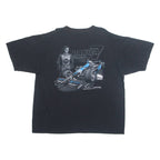 ANVIL Danica Patrick 7 Indy Car Racing Mens T-Shirt Black USA 2XL