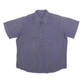 ASCOT SPORT Mens Blue Check Shirt 2XL Cotton Blend Casual Button-Down