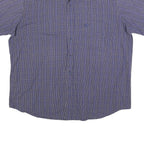 ASCOT SPORT Mens Blue Check Shirt 2XL Cotton Blend Casual Button-Down
