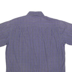 ASCOT SPORT Mens Blue Check Shirt 2XL Cotton Blend Casual Button-Down