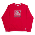 RUSSELL ATHLETIC Mens Sweatshirt Red USA M