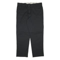 DICKIES Mens Cotton Blend Black Regular Fit Straight Leg Trousers W38 L30