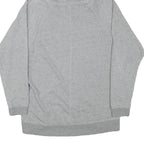 DKNY Womens Grey Hoodie L Cotton Blend Pullover Lightweight Casual
