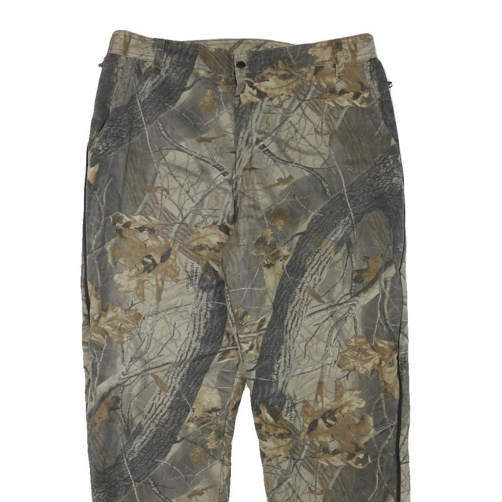 WALLS Mens Polyester Blend Relaxed Camouflage Lined Trousers W36 L30 Outdoor