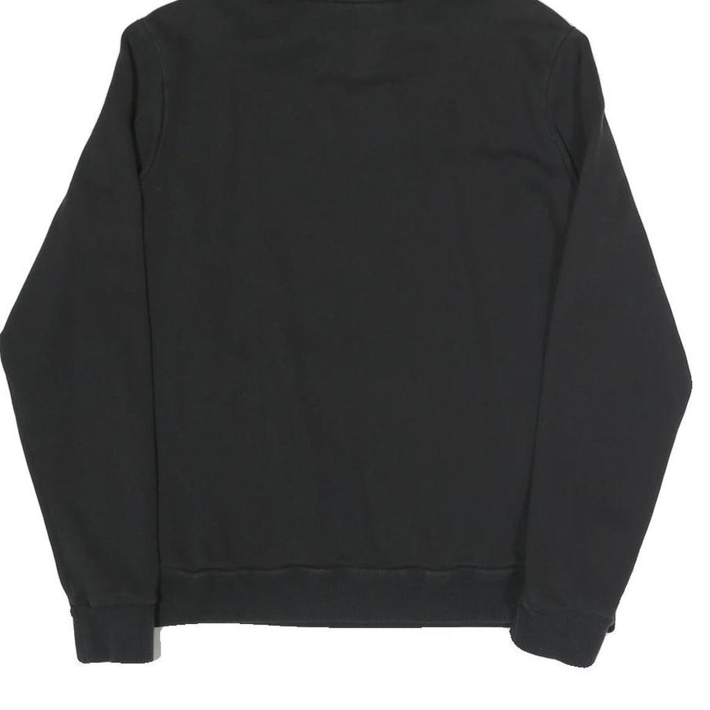 PUMA Womens Black Hoodie UK 16 Cotton Blend Pullover Casual Sweatshirt