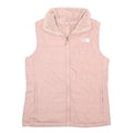 THE NORTH FACE Womens Pink Sleeveless Reversible Fleece Jacket M Polyester Zip