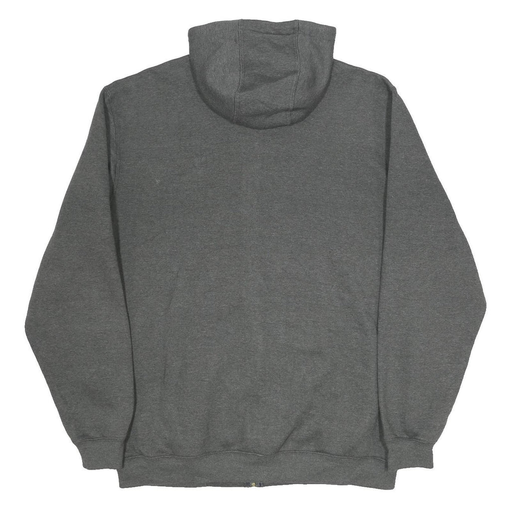 CARHARTT Mens Grey Full Zip Hoodie XL Cotton Blend Casual Workwear