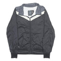 G-STAR Mens Black & Grey Zip Jacket M Polyester Plain Lightweight Casual