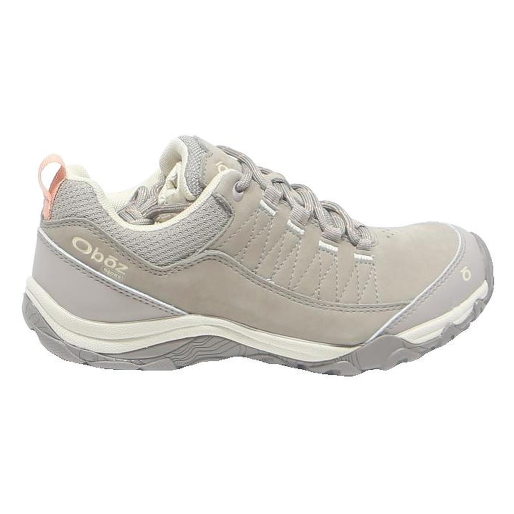 OBOZ Bridger Low Womens Lace-Up Trainers Beige Grey UK 3.5 Comfortable Outdoor