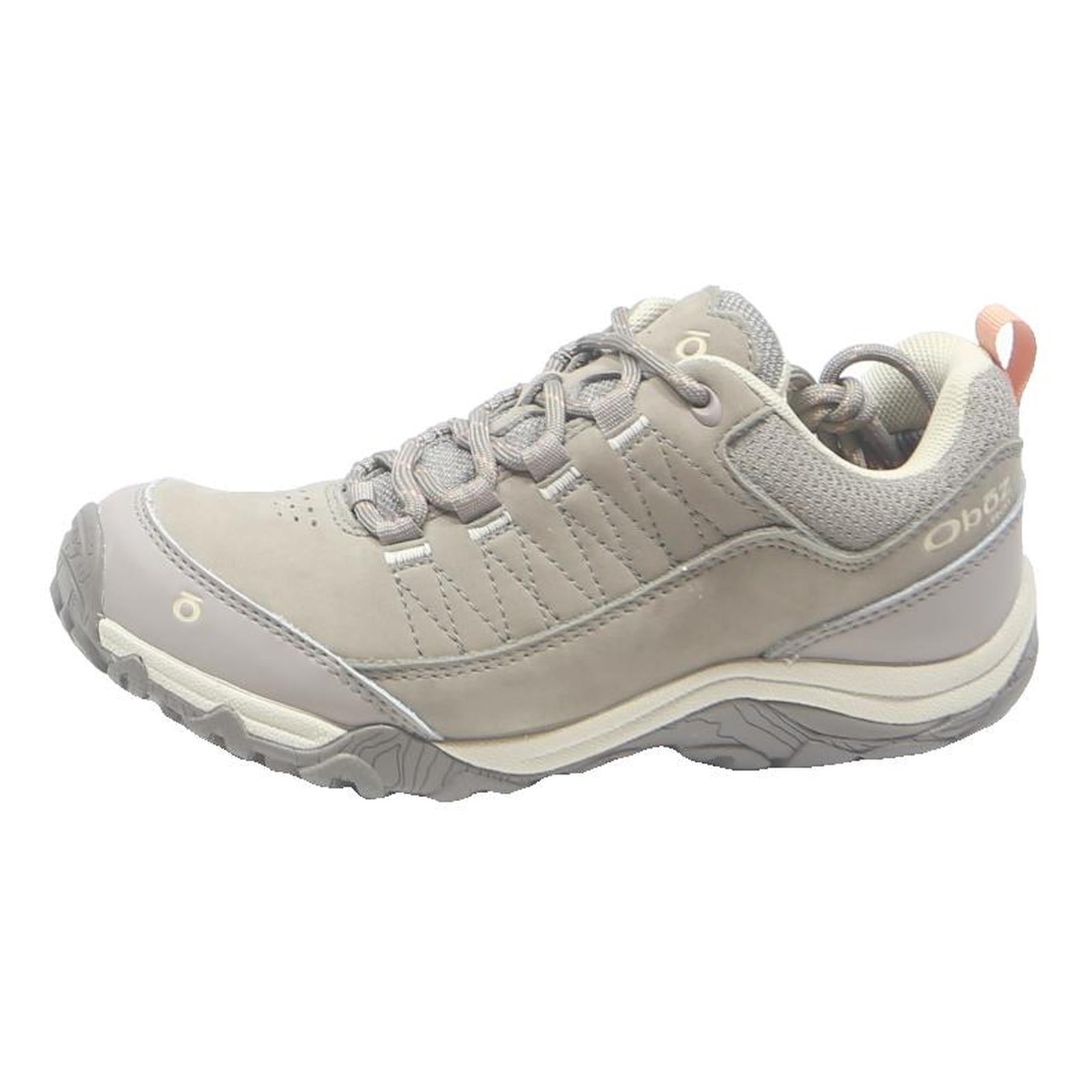 OBOZ Bridger Low Womens Lace-Up Trainers Beige Grey UK 3.5 Comfortable Outdoor