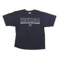 VARSITY Mens Black Nevada Wolf Pack Graphic T-Shirt L Short Sleeve Crew Neck