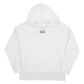 ADIDAS Womens Grey Pullover Hoodie UK 10 Cotton Blend Casual Sportswear