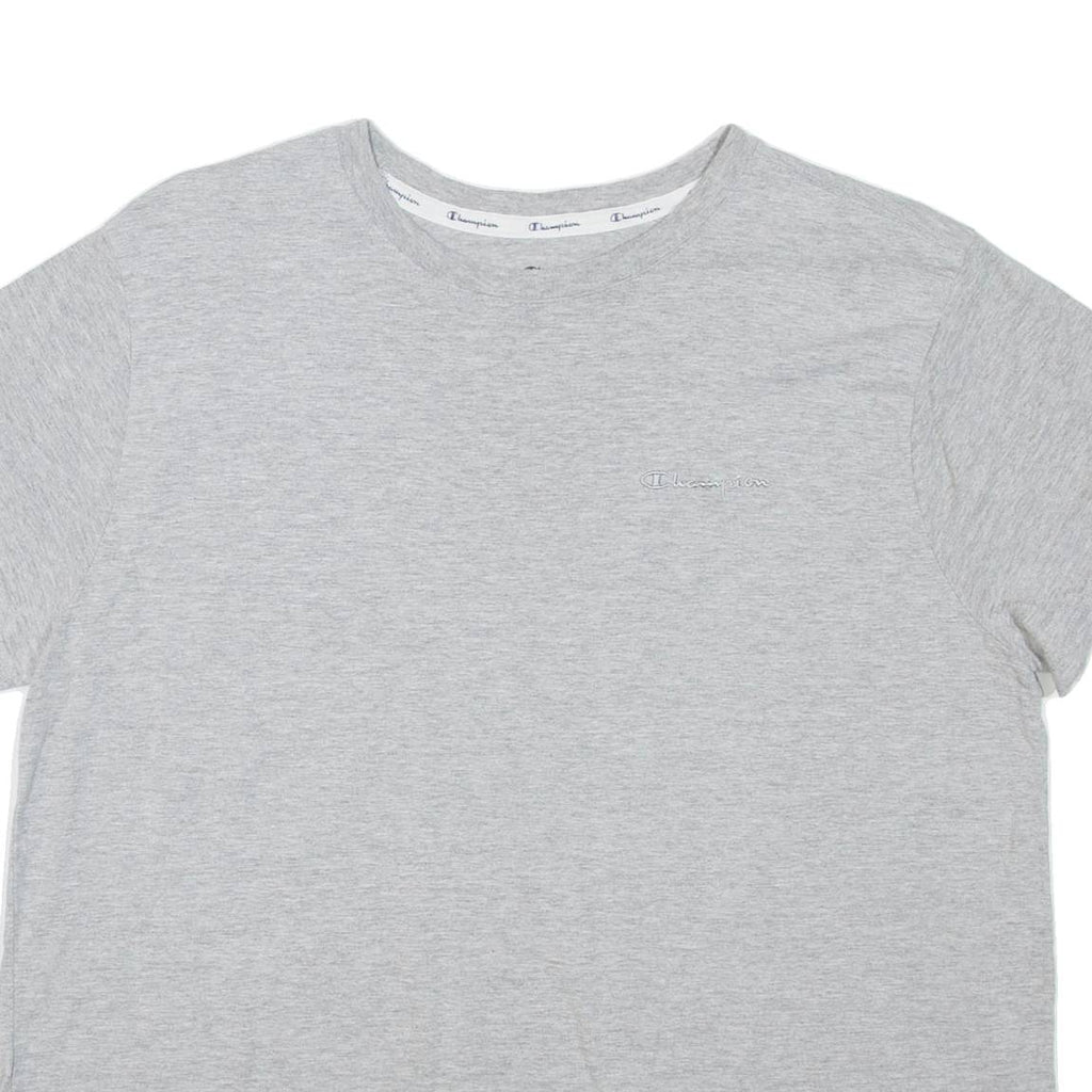 CHAMPION Womens T-Shirt Grey XL