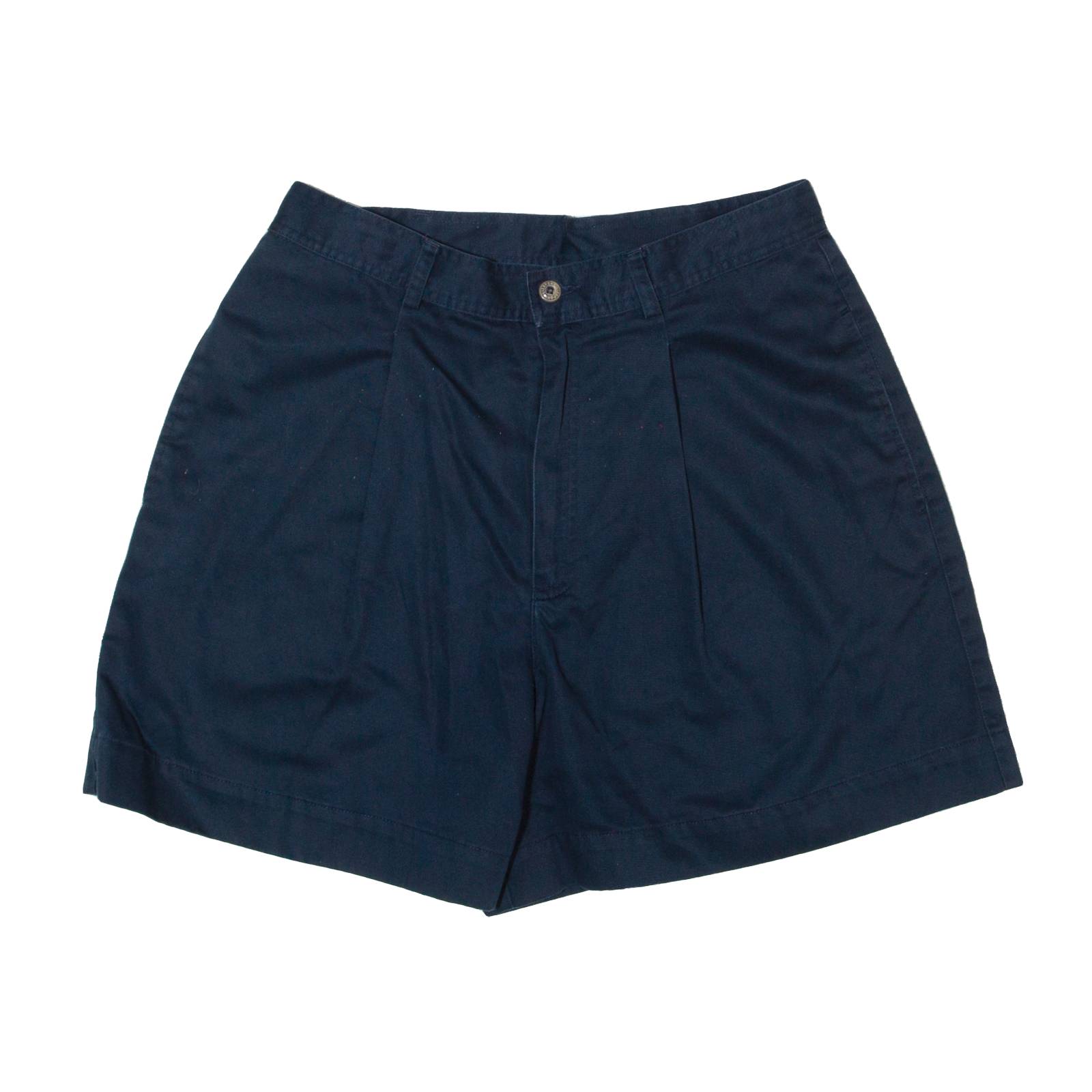 LIZ CLAIBORNE Womens Chino Shorts Blue M W30