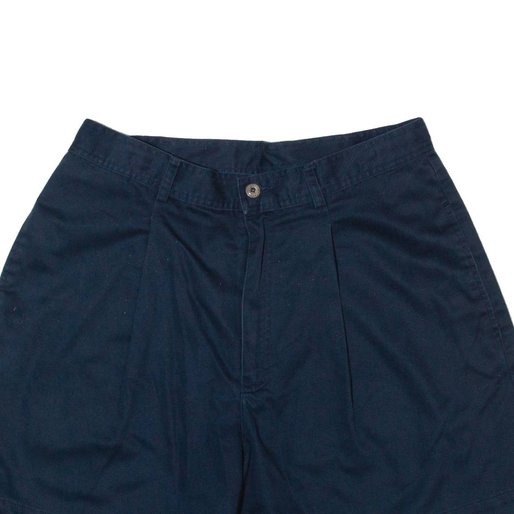 LIZ CLAIBORNE Womens Chino Shorts Blue M W30